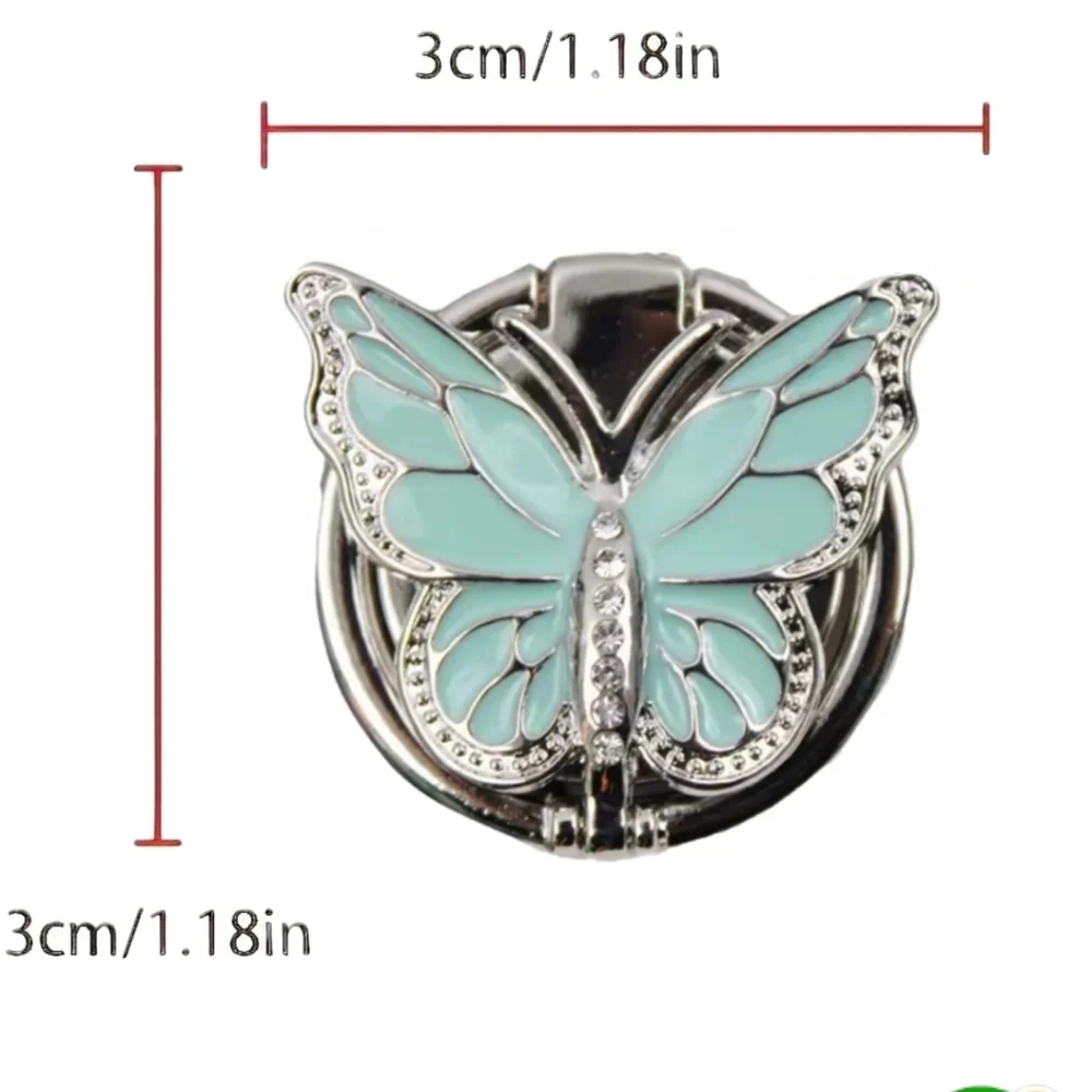Butterfly Phone Ring Grip 360 Degree Rotating Plating Finger Holder Kickstand‎